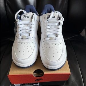 Nike x Lil Yachty Men's Air Force 1 Low 'Concrete Boys' - Size: 3.5 - IB5720 100